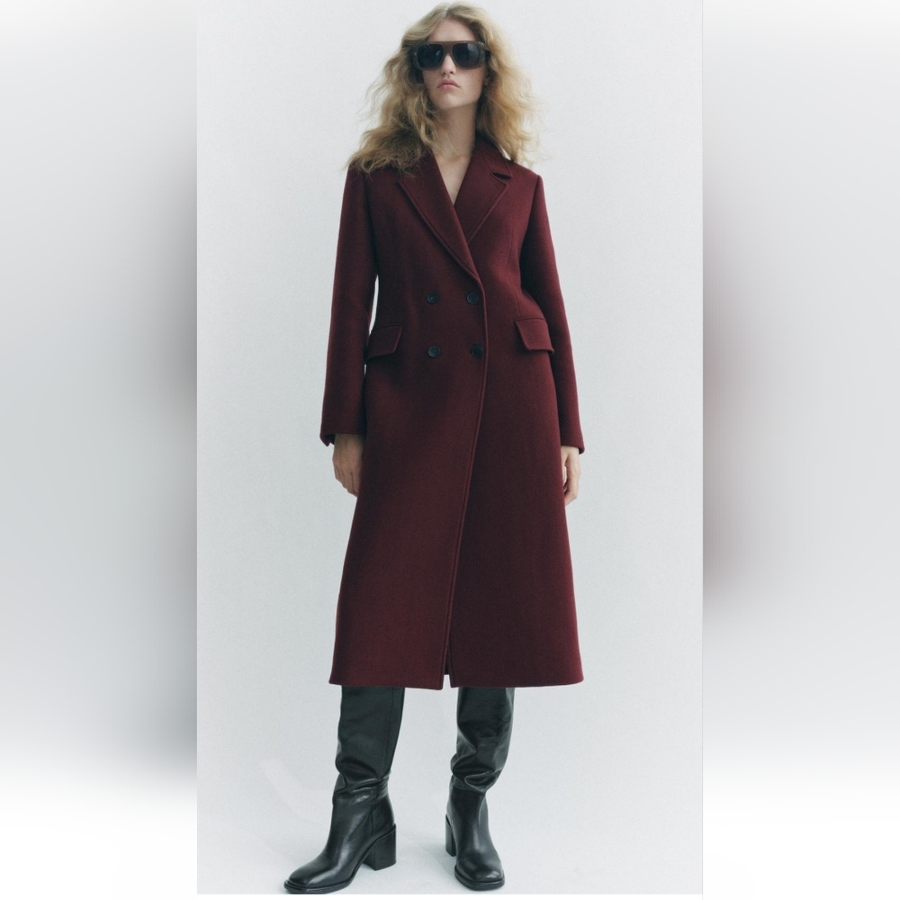 BNWT! Zara MANTECO WOOL BLEND COAT ZW COLLECTION